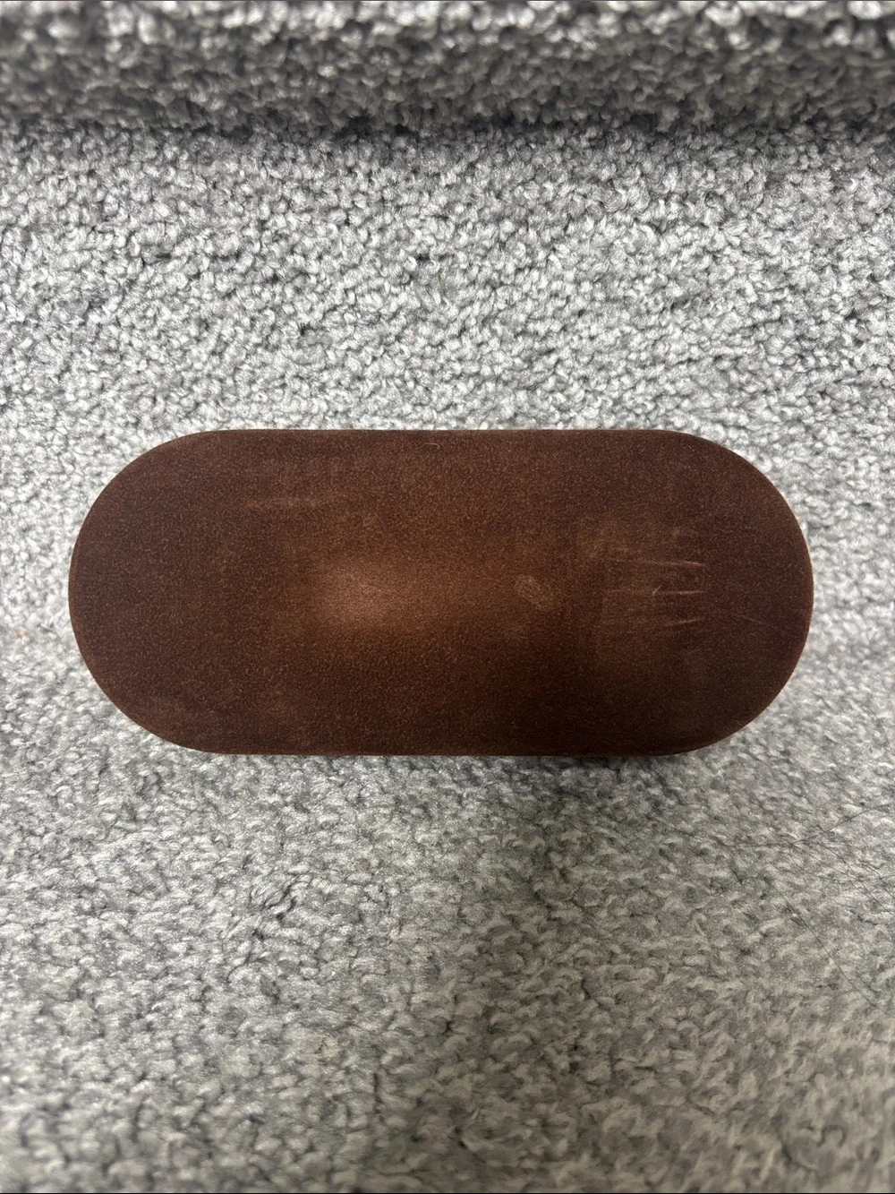 Tom Ford Brown Eyewear Case with Gold Logo
